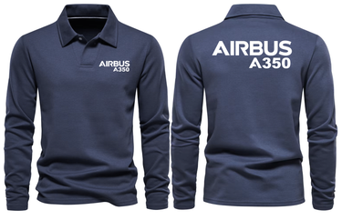 AIRBUS A350 LONG SLEEVE POLO